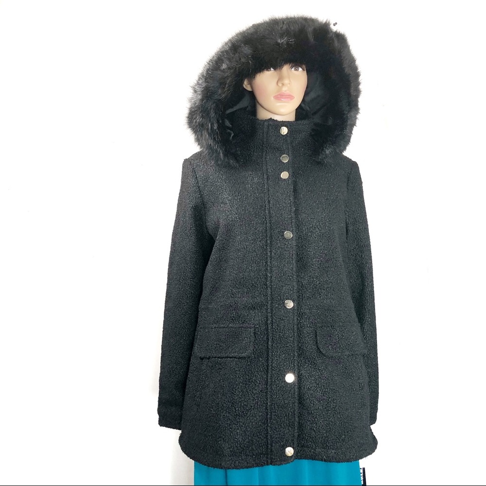 Women’s D.e.t.a.i.l.s Faux Hooded Anorak Jacket M